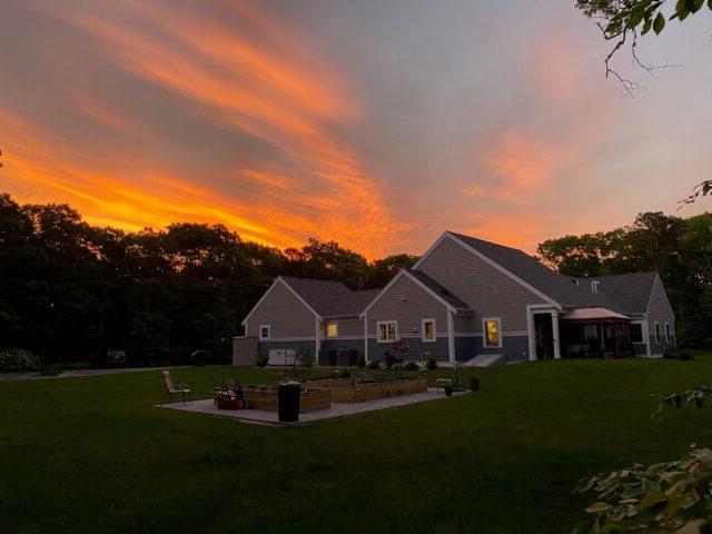 Sunset over one of our adult residential homes